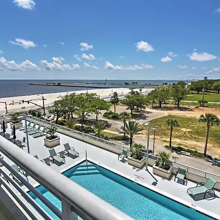 Beachside Biloxi Club Condo Balcony With Ocean View Exterior photo